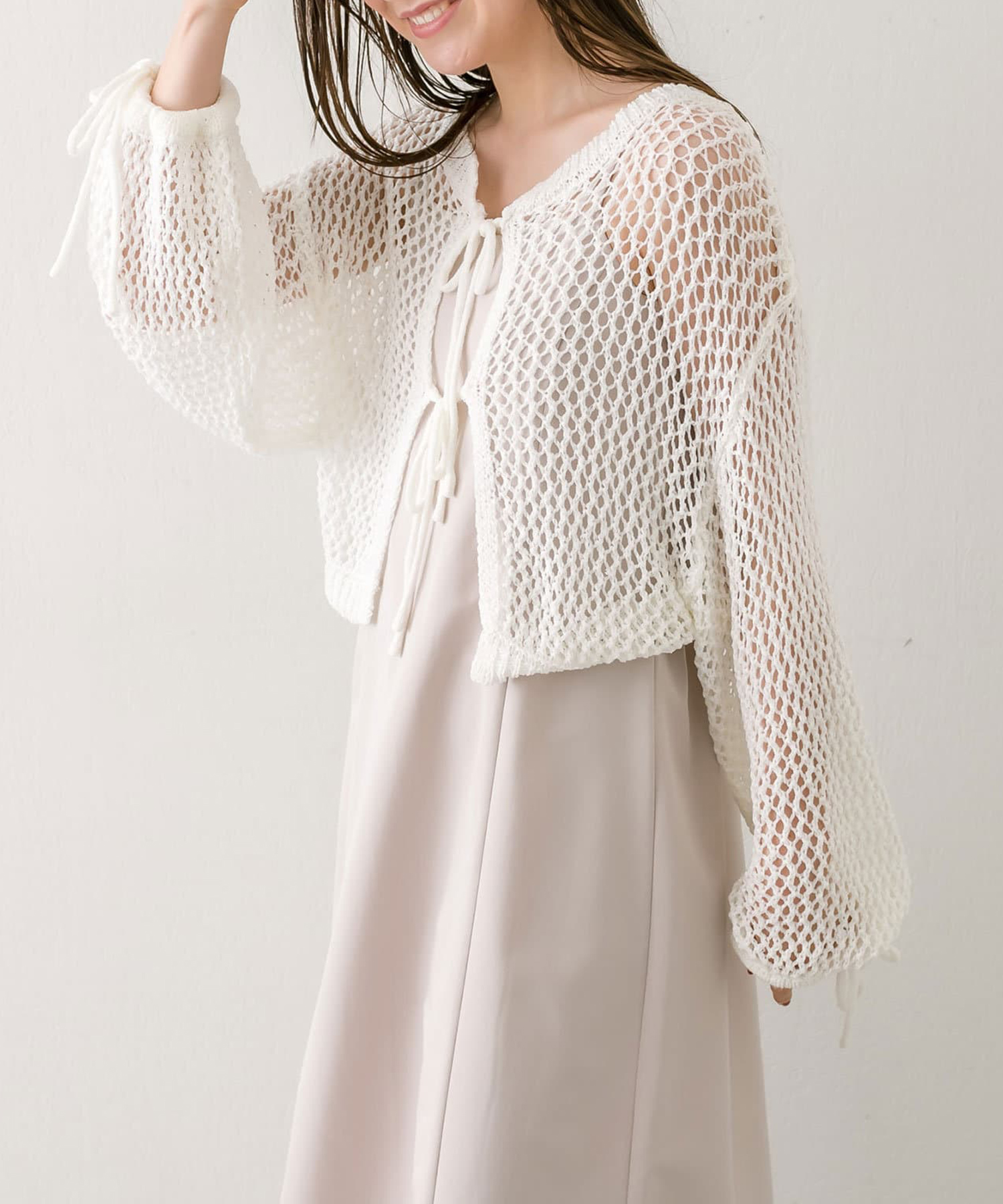 期間限定! DKNY フラッタースリーブ ミディワンピース ダナキャランニューヨーク DKNY ☆$99 サイドロゴテープ襟付きV