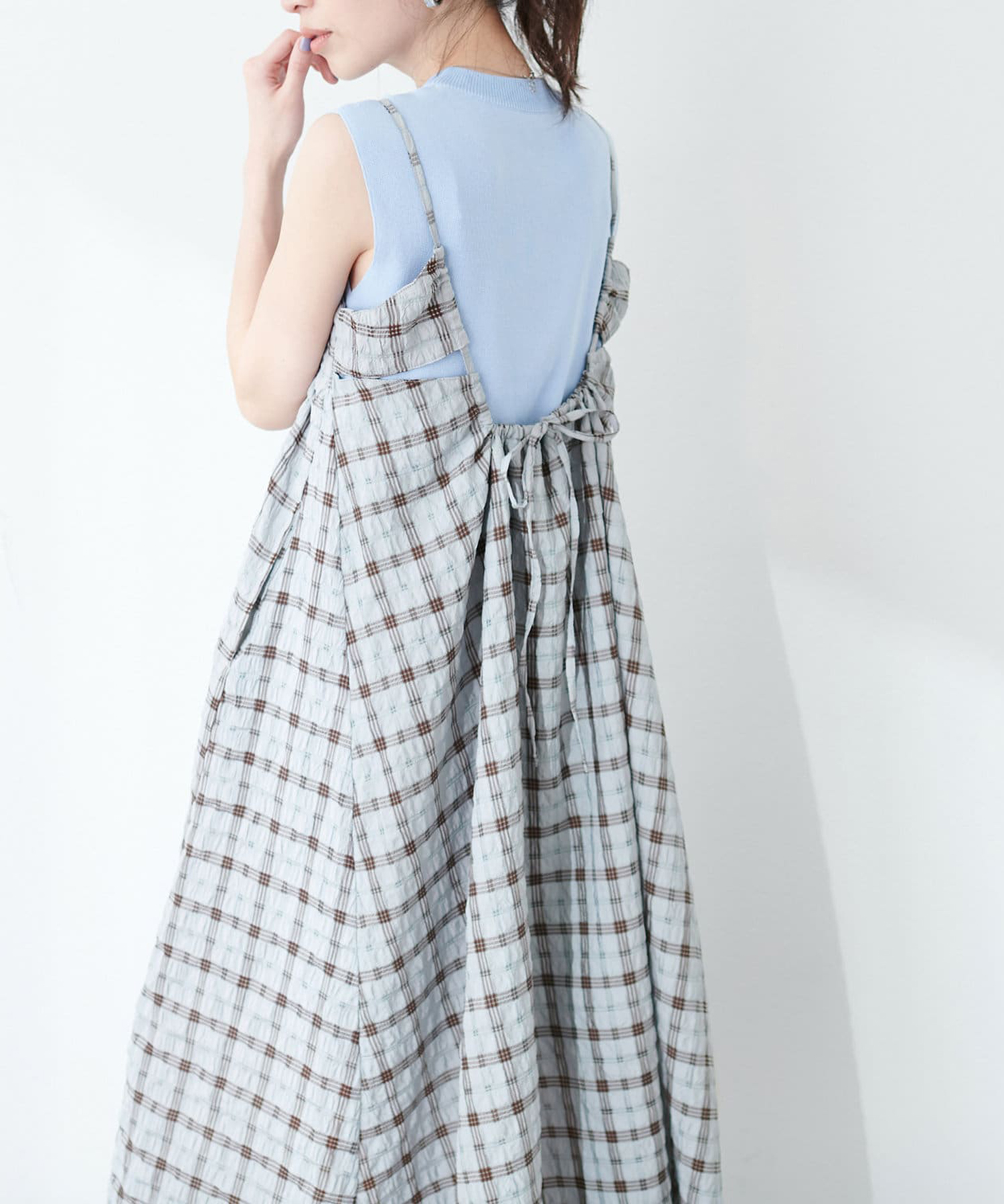 クーポン】【セール 50%OFF】バックオープンワンピース