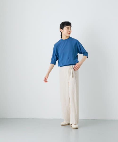 かぐれ/コットンリネンラップパンツ