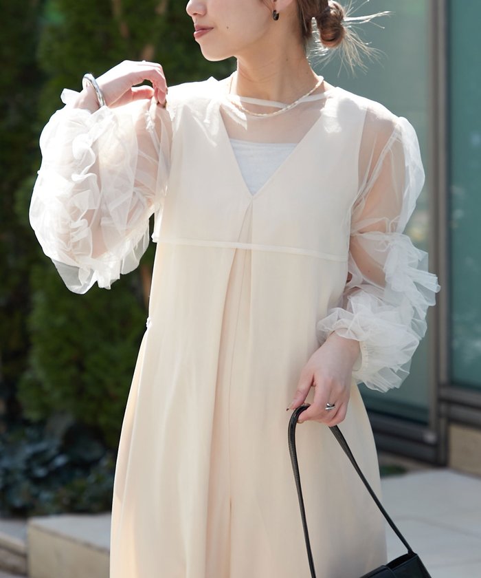 CIAOPANIC マルチWAYチュールボレロ付コンビネゾン セール】【Ciaopanic】マルチWAYチュールボレロ付コンビネゾン
