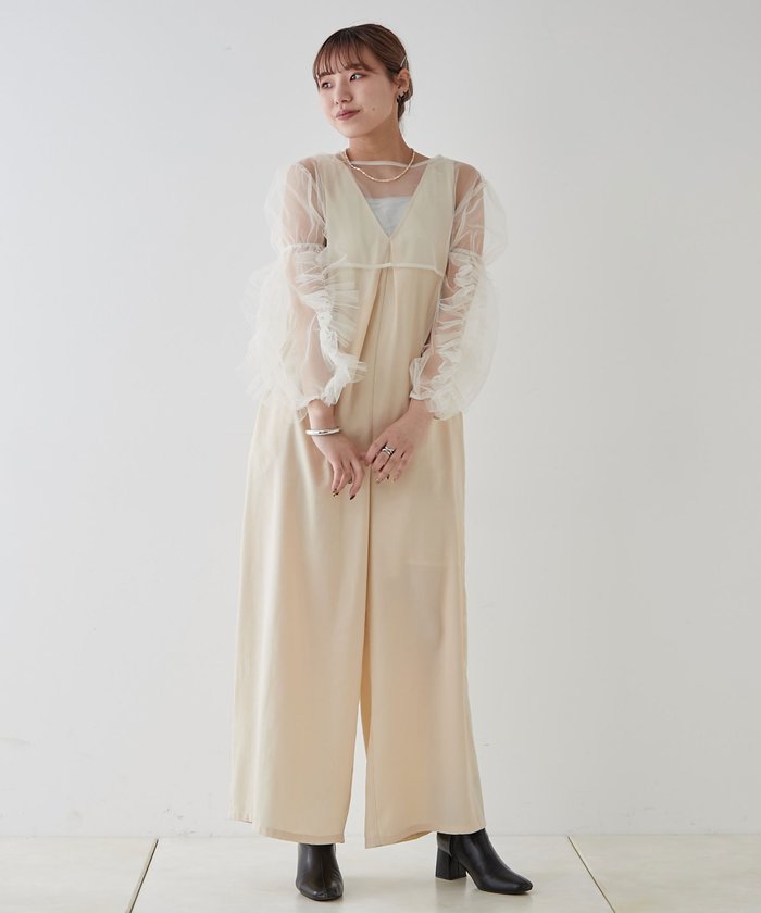 セール】【Ciaopanic】マルチWAYチュールボレロ付コンビネゾン