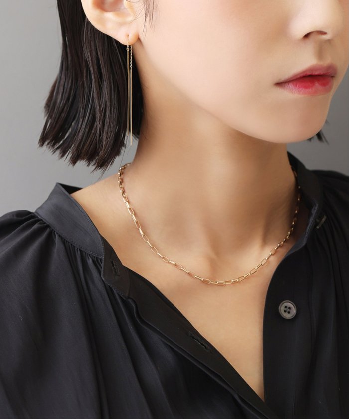 【限定値下げ】Lilas タングルチェーン38cm ネックレス 10K タングルチェーン38cmネックレス K10（ネックレス）｜Lilas