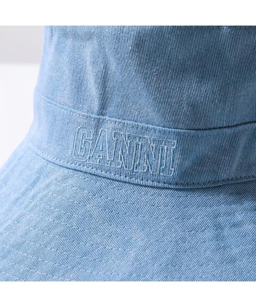 GANNI デニムバケットハットベビーブルー