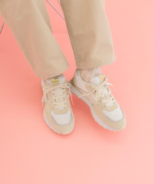 [Puma]★HOT SALE★レザースニーカー ベイデロン クリーン プーマ]（江南店) レザースニーカードリブルベイダロンクリーン