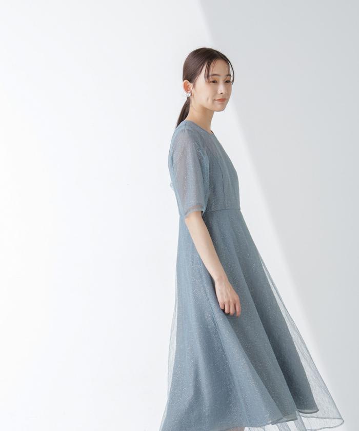 セール 40%OFF】kaene/ラメミックスエアリードレス(505899175