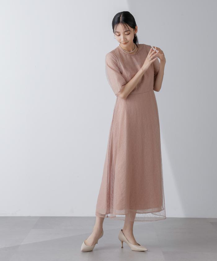 セール 40%OFF】kaene/ラメミックスエアリードレス(505899175 セール 40%OFF】kaene/ラメミックスエアリードレス(505899175