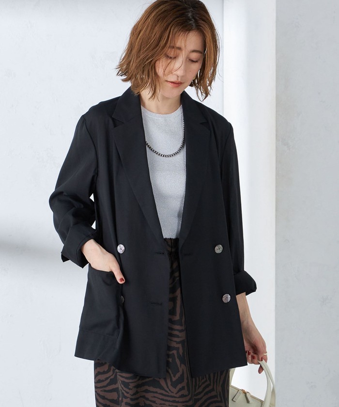 今週末限定SALE★【新品タグ付】シップス　手洗い可ダブル シアージャケット 今週末限定SALE☆【新品タグ付】シップス 手洗い可ダブル シアー