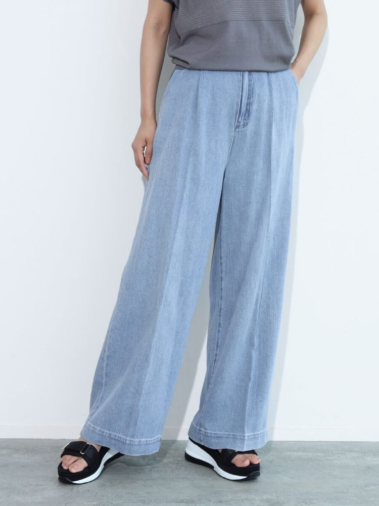 テンセルワイドデニムパンツ - SCOTCLUB - SCOTCLUB｜YAMADAYA STORE