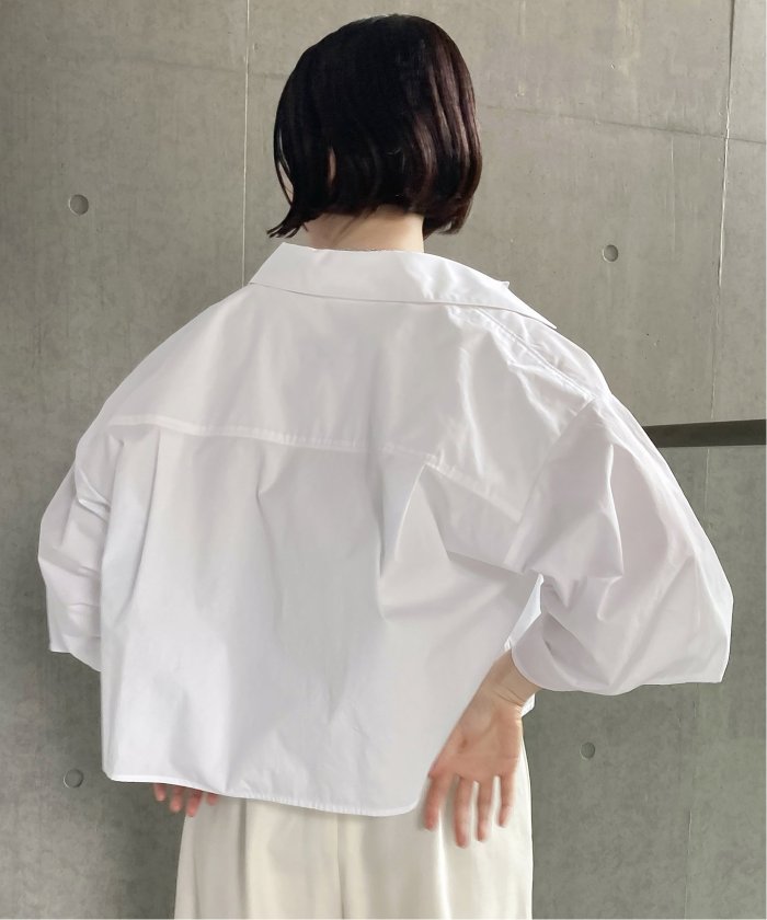 IENA FABRICA クロップドシャツ ホワイト 追加3》FABRICA クロップドシャツ(506319374) | イエナ(IENA