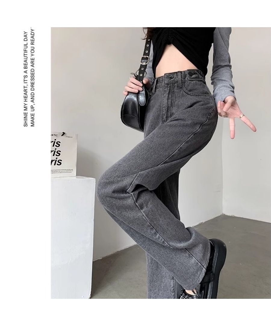 加工グレーストレートデニム（デニムパンツ）｜STYLE DELI