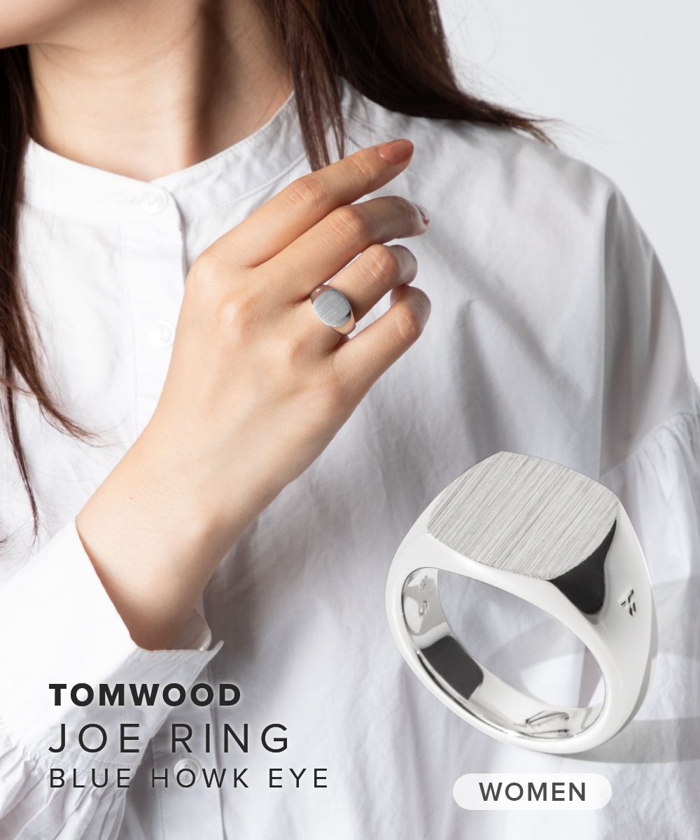 トムウッド TOM WOOD Kay Ring Satin R74HKANA02S925 / 100568 トムウッド TOM WOOD Kay Ring Satin R74HKANA02S925 / 100568