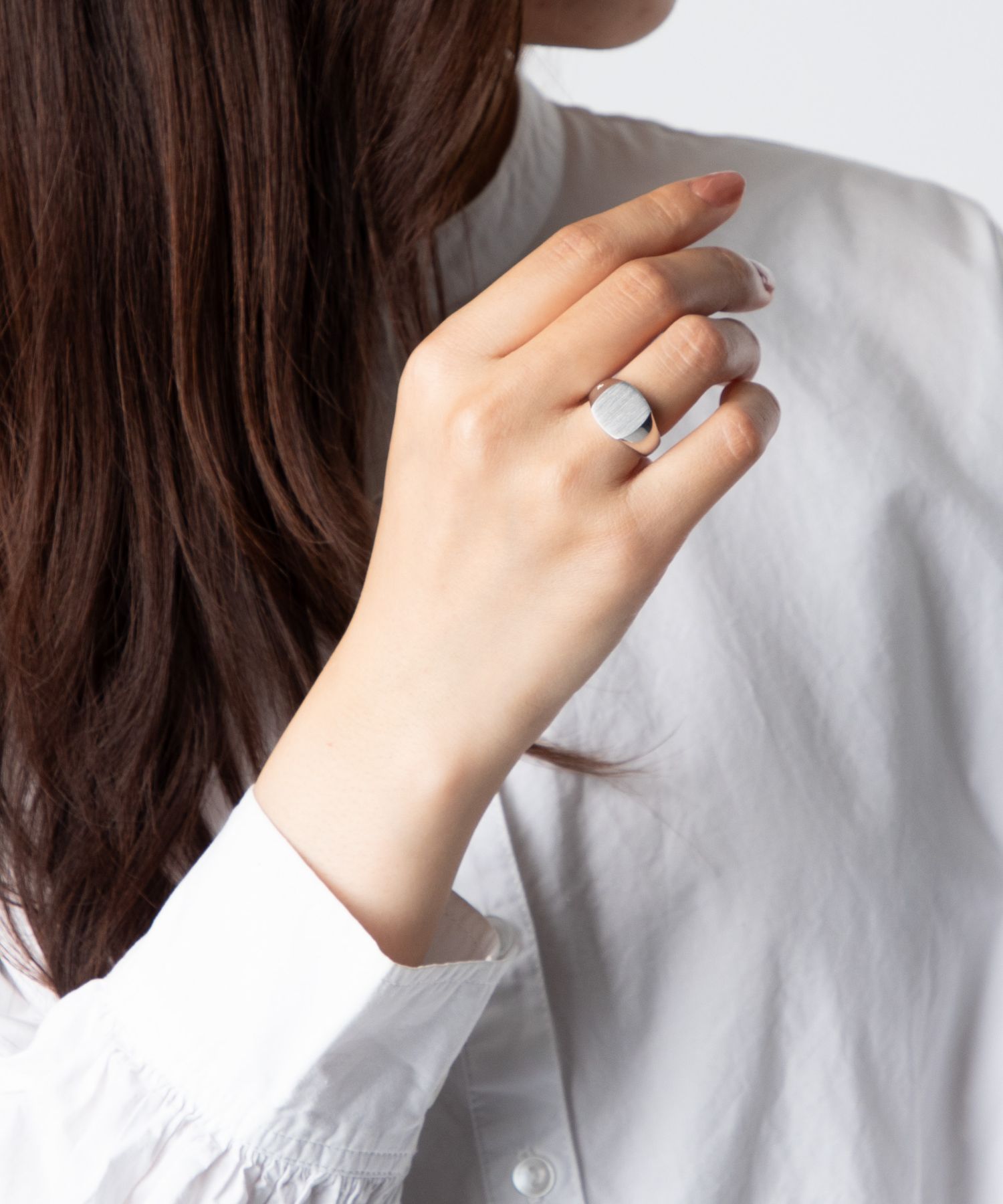 トムウッド TOM WOOD Kay Ring Satin R74HKANA02S925 / 100568 トムウッド TOM WOOD Kay Ring Satin R74HKANA02S925 / 100568