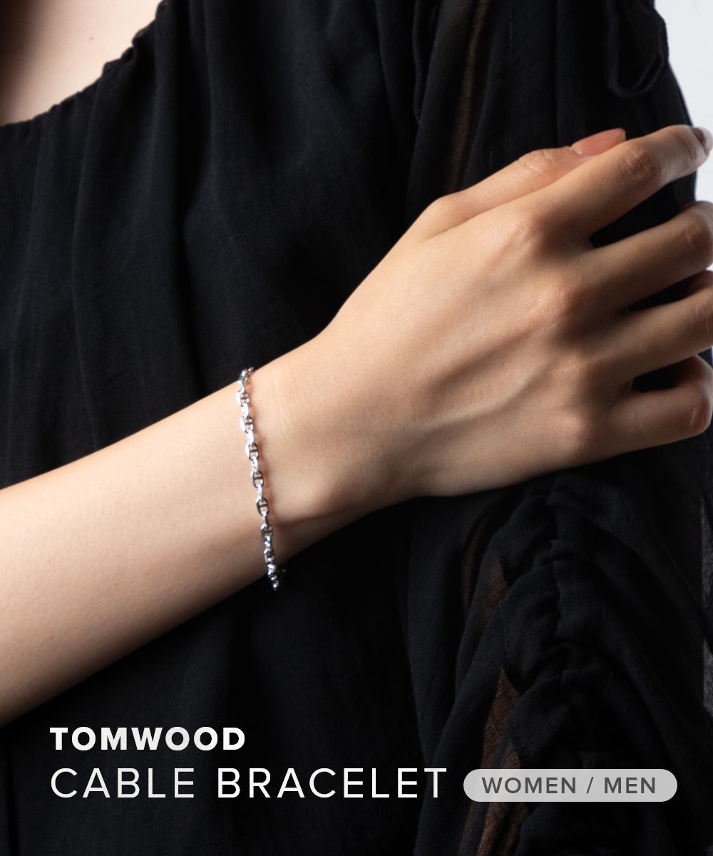 トムウッド TOM WOOD Cable Bracelet B10030NA01S925 / 100087 トムウッド TOM WOOD Cable Bracelet B10030NA01S925 / 100087