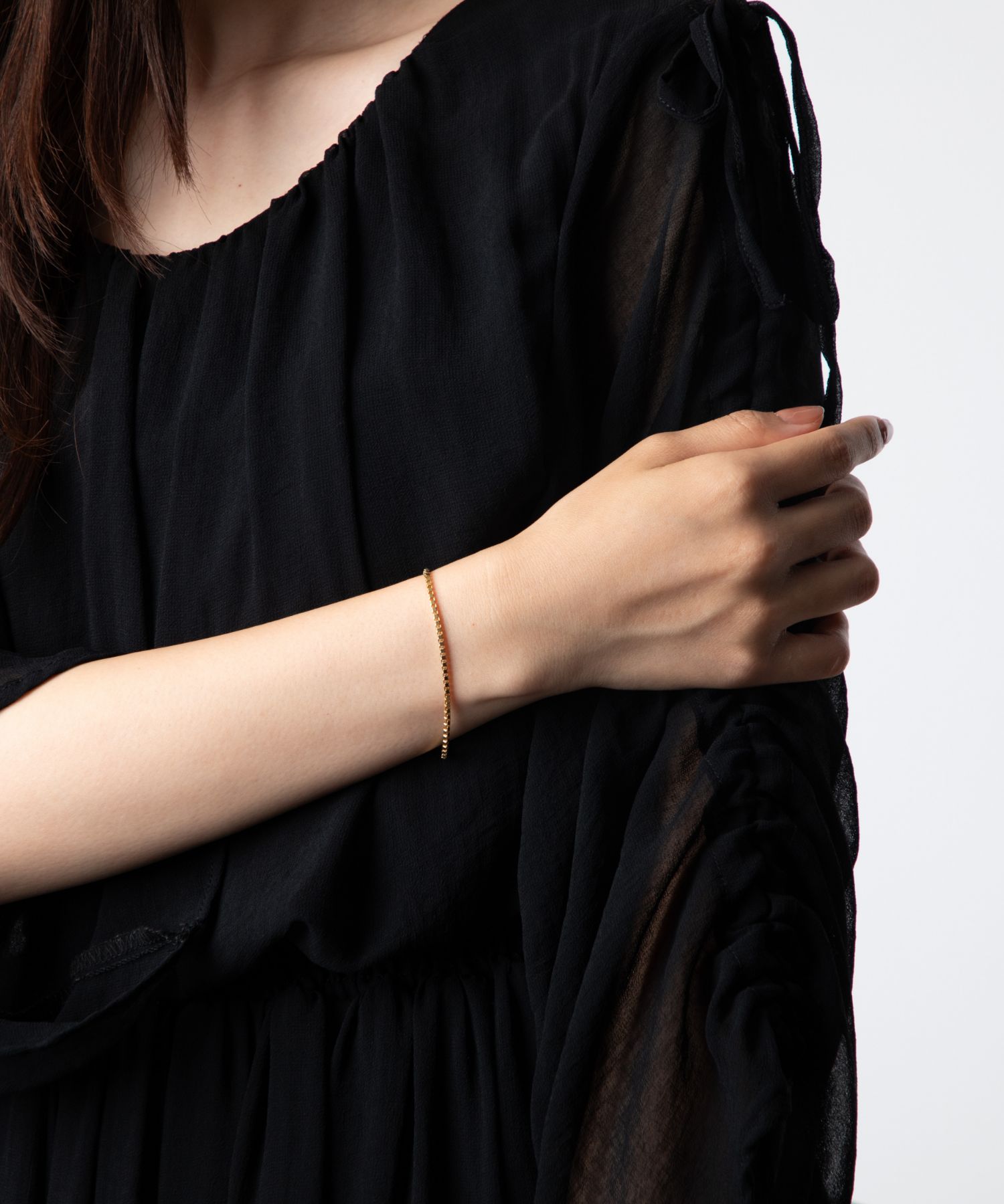 トムウッド TOM WOOD Square Bracelet Gold B01019VBX01S925-9K トムウッド TOM WOOD Square Bracelet Gold B01019VBX01S925-9K