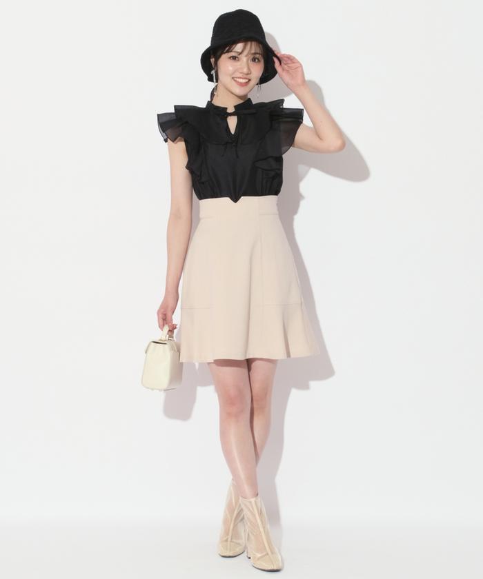 配色ナローリボンブラウス Vin｜配色ナローリボンブラウス | Rakuten Fashion(楽天