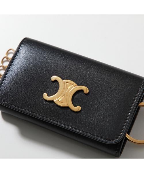 CELINE キーケース Triomphe Key Case 10L813DPV.38NO(506332381 CELINE キーケース Triomphe Key Case 10L813DPV.38NO(506332381
