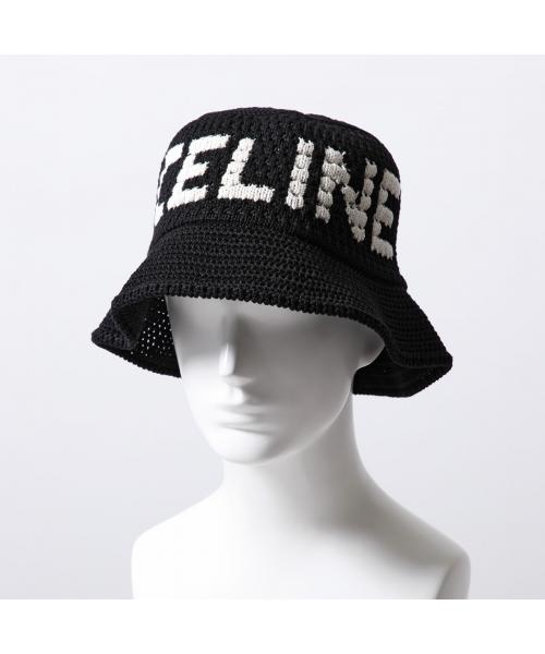 CELINE バケットハット 2AE5S817X クロシェ ニット帽(506333040 CELINE バケットハット 2AE5S817X クロシェ ニット帽(506333040