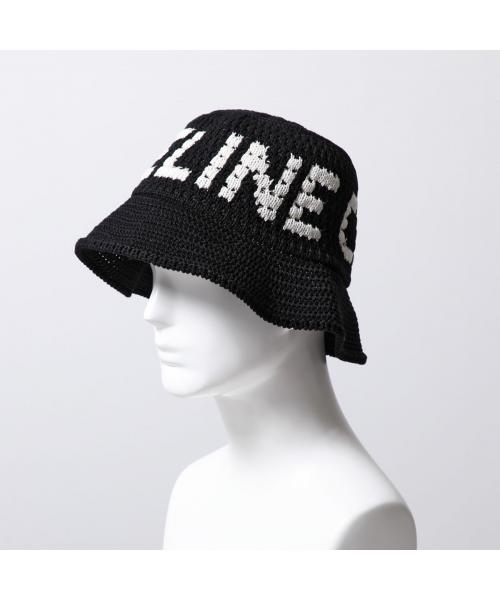 CELINE バケットハット 2AE5S817X クロシェ ニット帽(506333040 CELINE バケットハット 2AE5S817X クロシェ ニット帽(506333040