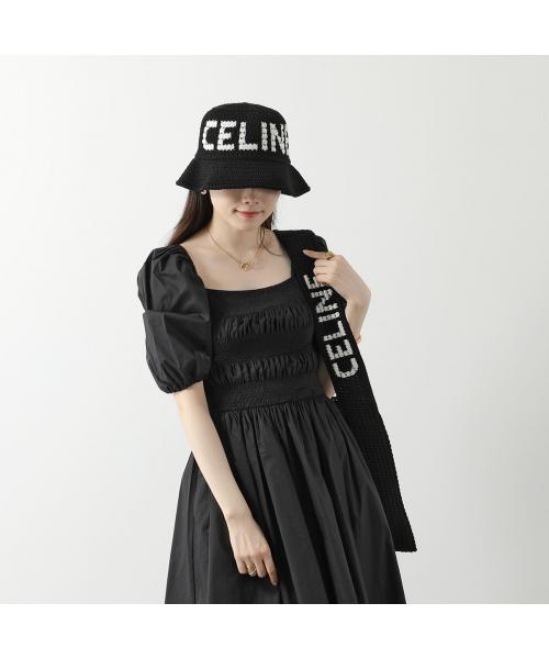 CELINE バケットハット 2AE5S817X クロシェ ニット帽(506333040
