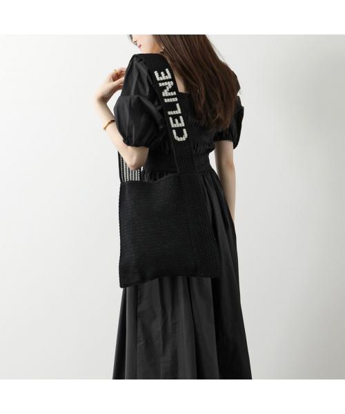 直営ショッパー付♪CELINE コットン クロシェ CELINEバッグ CELINE】セリーヌ クロシェ CELINEバッグ コットン ロゴ (CELINE