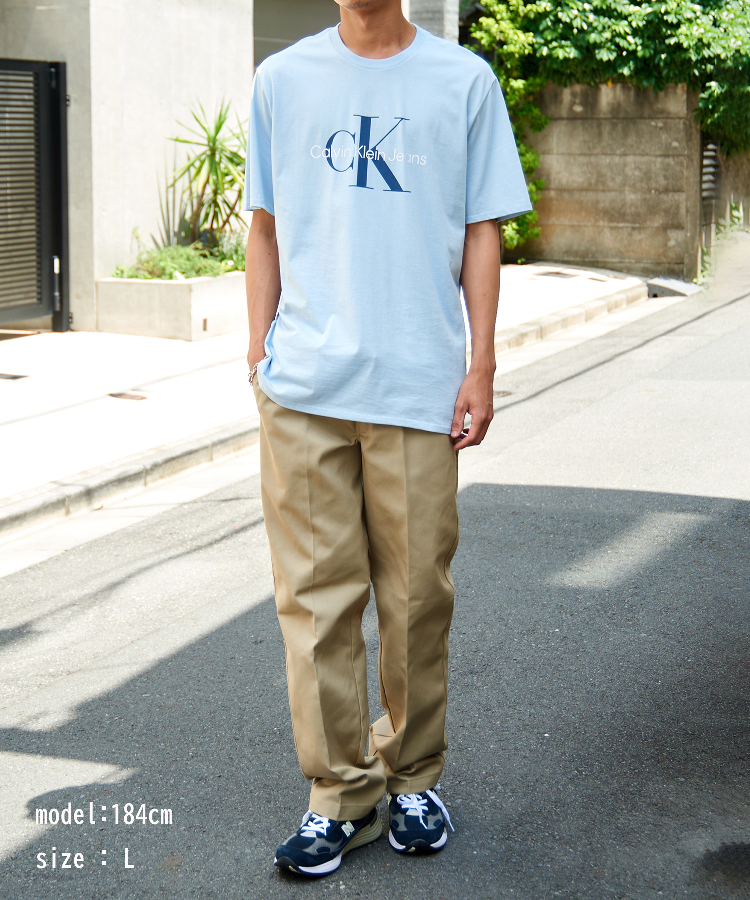 カルバン クライン    フロントロゴ プリント Tシャツ 半袖 クルーネック 40DC813 （レッド） カルバン クライン Calvin Klein フロントロゴ プリント Tシャツ