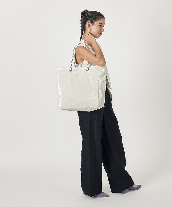 LeSportsac LARGE 2 WAY TOTEパール/フォッシルシャイン LARGE 2 WAY TOTEパール/フォッシルシャイン(506219777