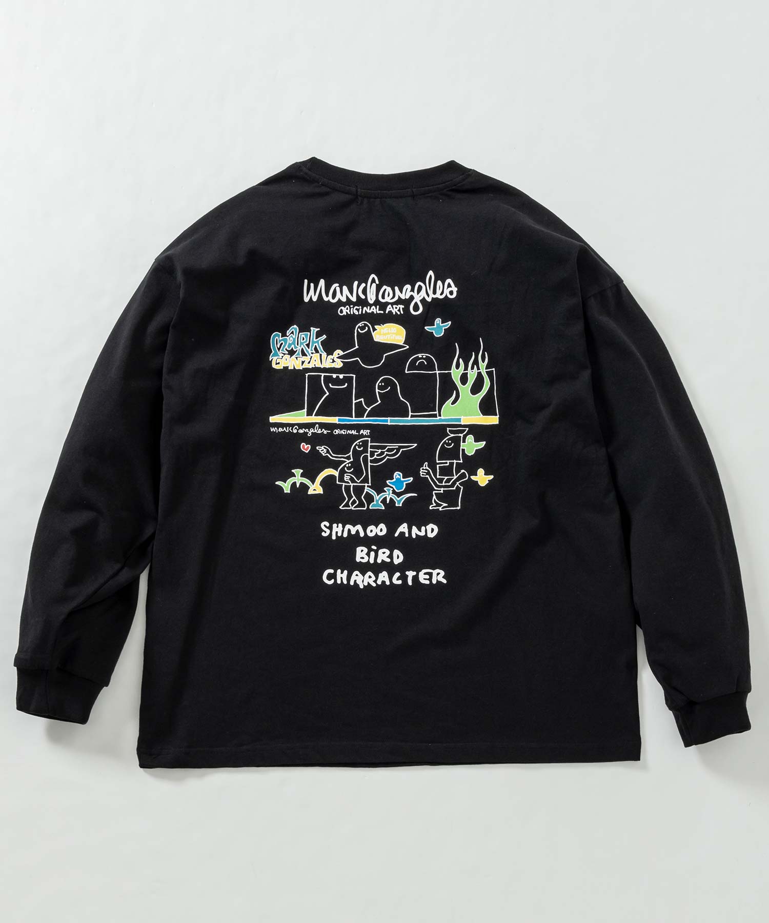 [MARK GONZALES]★韓国人気★RETRO COLOR BLOCK L/S T-SHIRT MARK GONZALES]☆24SS☆韓国人気☆LAYERED L/S T-SHIRT (MARK