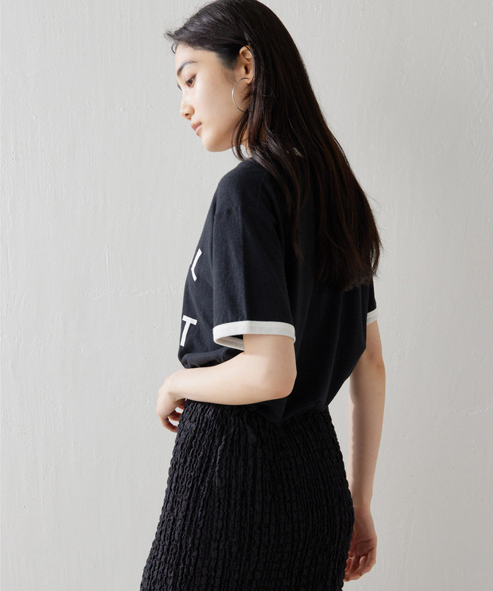 ウィムガゼット　パッチワークロゴTシャツ　ブラック セール】パッチワークロゴTシャツ(506344531) | ウィムガゼット