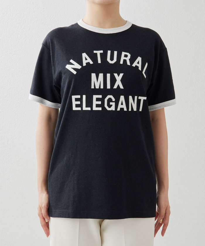 Whim Gazette(ウィム ガゼット)のパッチワークロゴTシャツ通販