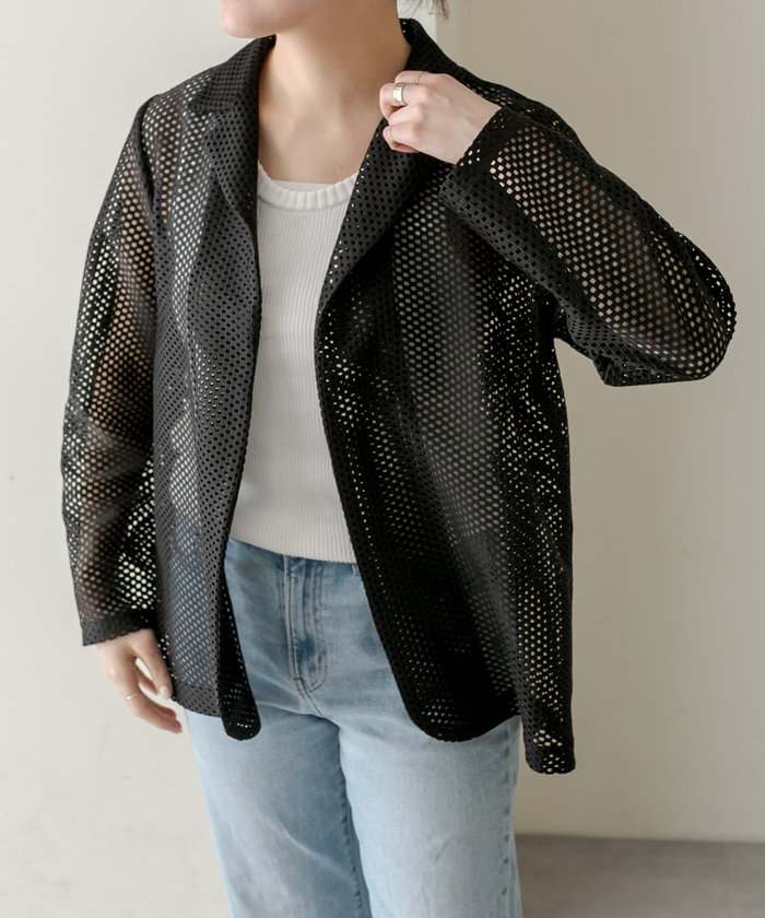 ■新品 ear PAPILLONNER SUM1 STYLE メッシュジャケット セール】【ear PAPILLONNER】メッシュジャケット【SUM1 STYLE