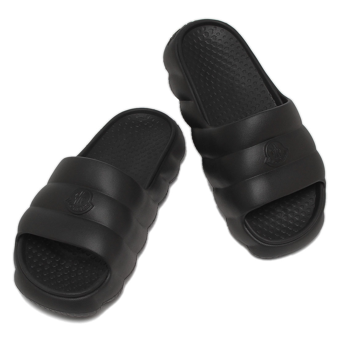 【MONCLER】Bell フラットサンダル レディース MONCLER】24SS BELL SLIDEs レザーフラットサンダル (MONCLER