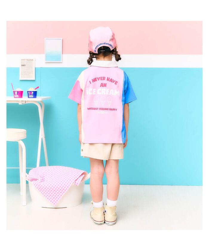【★安心の定価販売★】 セール 40%OFF】サーティワン バイカラーポロシャツ(505863179 トップス