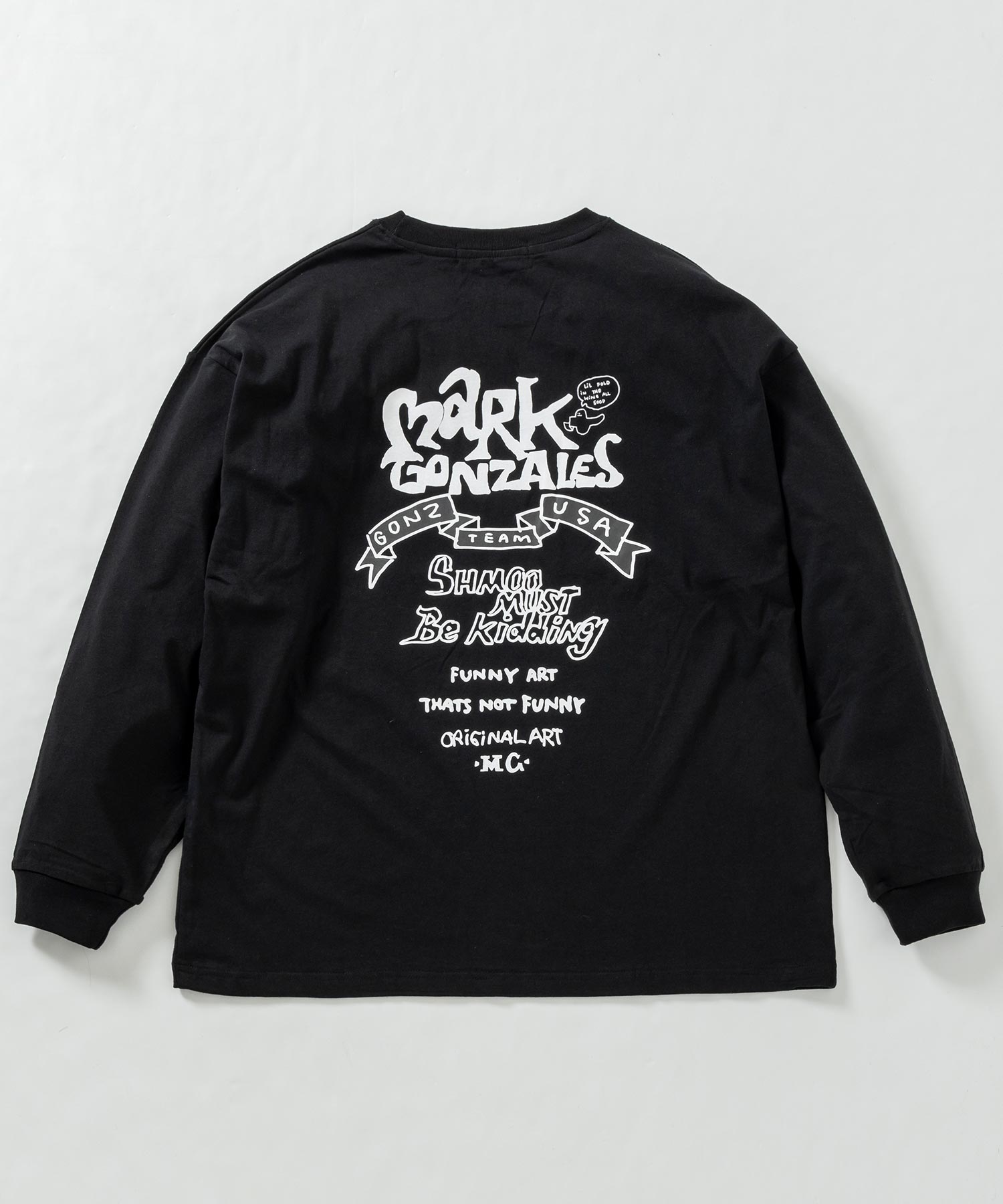 ★人気★【Mark Gonzales】★SMILE ARCH LOGO CREW NEC.K★ セール】MARK GONZALES ARTWORK COLLECTION/マークゴンザレス