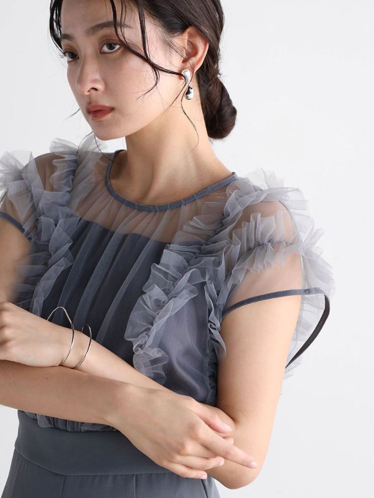 ヤマダヤ　petirobe チュールフリルパンツドレス 楽天市場】petirobe プチローブ チュールフリルパンツドレス