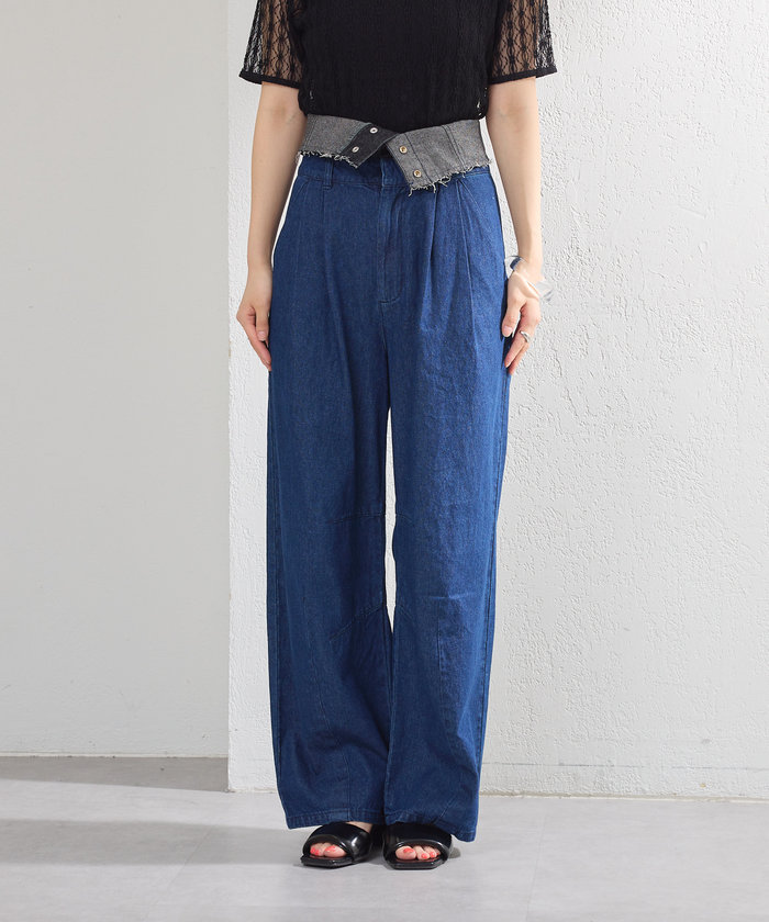 クーポン】【セール 60%OFF】【Kastane】スーパーハイウエスト