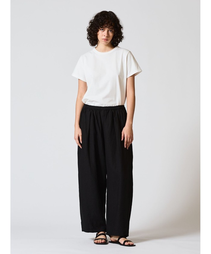 セール 20%OFF】mizuiro ind リネンボリュームイージーパンツ