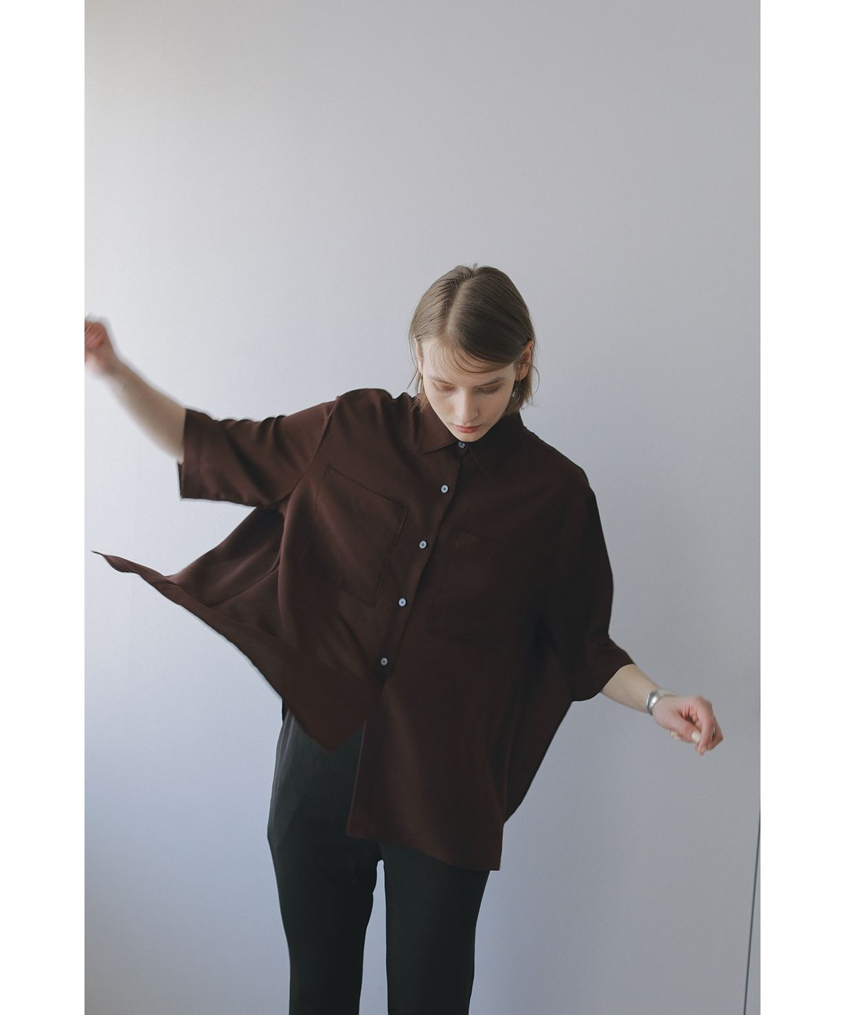 BACK LAYER SHIRT(506264349) | マノフ(MANOF) - d fashion