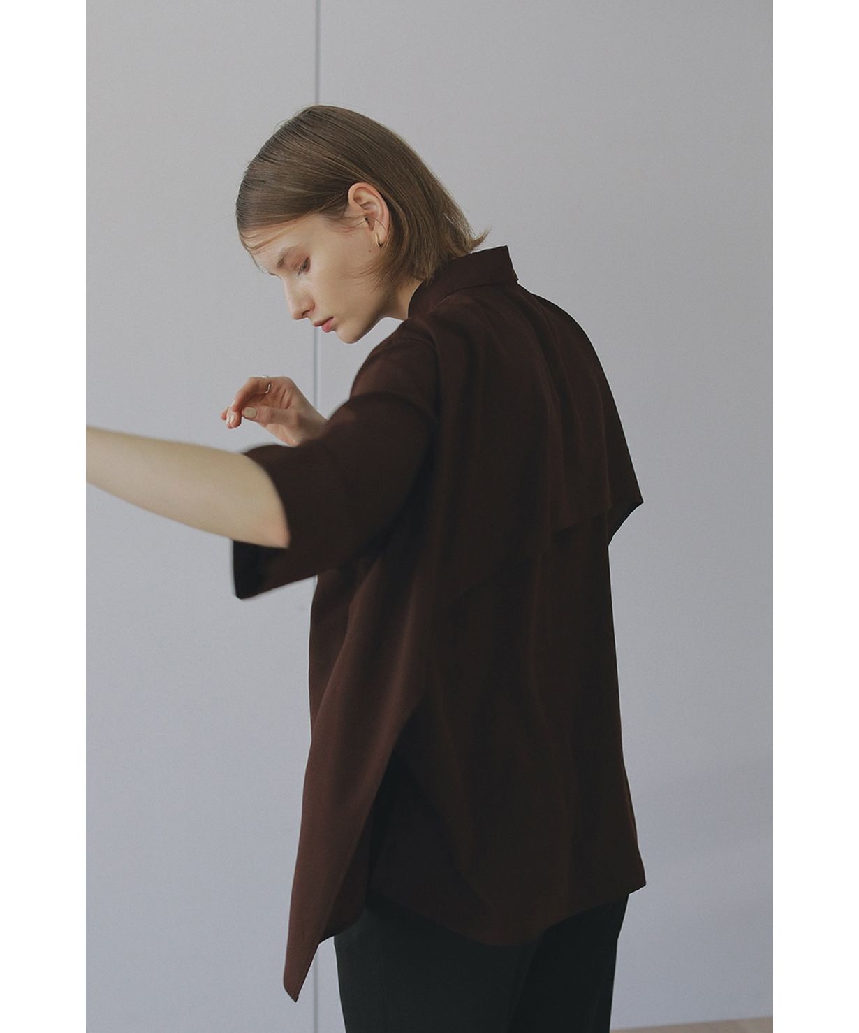 BACK LAYER SHIRT(506264349) | マノフ(MANOF) - d fashion