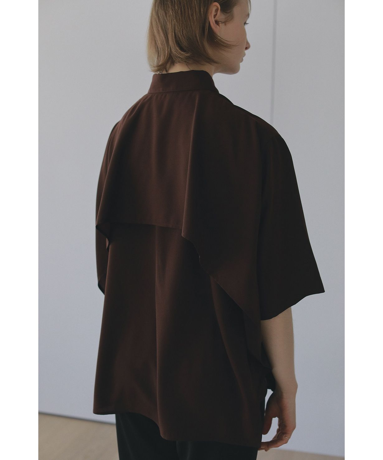 マノフ MANOF BACK LAYER SHIRT （BROWN） - ファッション通販