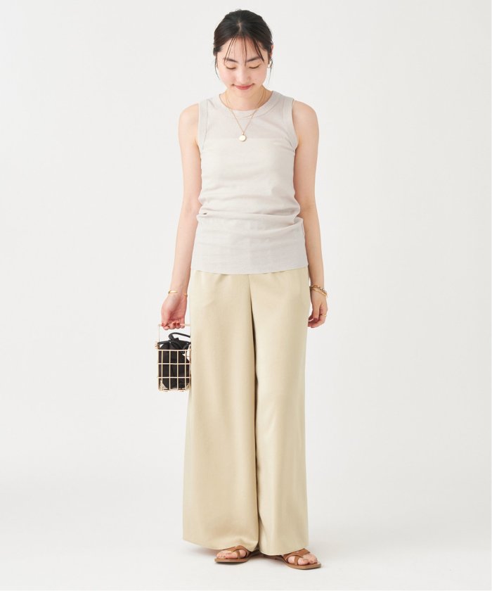 Plage（プラージュ）テレコ タンク ベージュ セール 30%OFF】テレコ タンク(506303146) | プラージュ(Plage