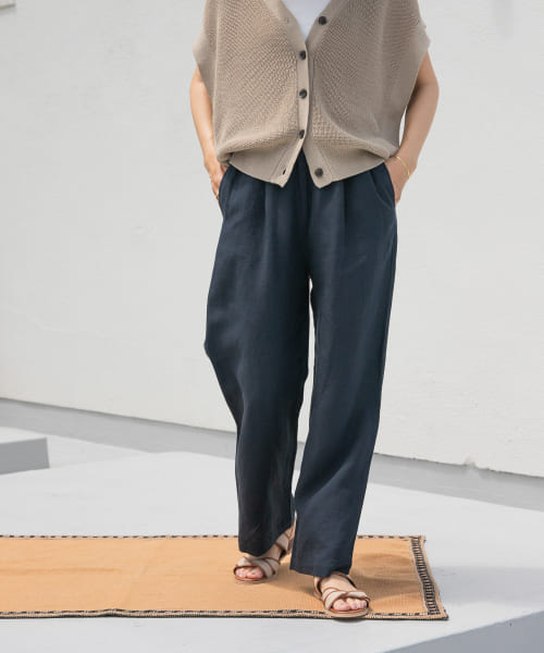 セール 30%OFF】リネン混イージーパンツ(506346929) | アーバン セール 30%OFF】リネン混イージーパンツ(506346929) | アーバン