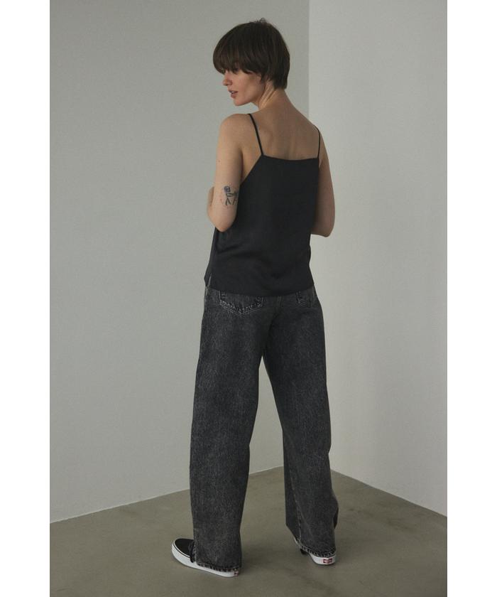 BLACK BY MOUSSY tuck cocoon denim 黒 24 S BLACK BY MOUSSY tuck cocoon denim 黒 24 S - メルカリ