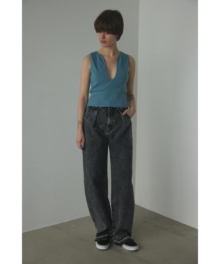 セール】tuck cocoon denim(506363683) | ブラックバイマウジー