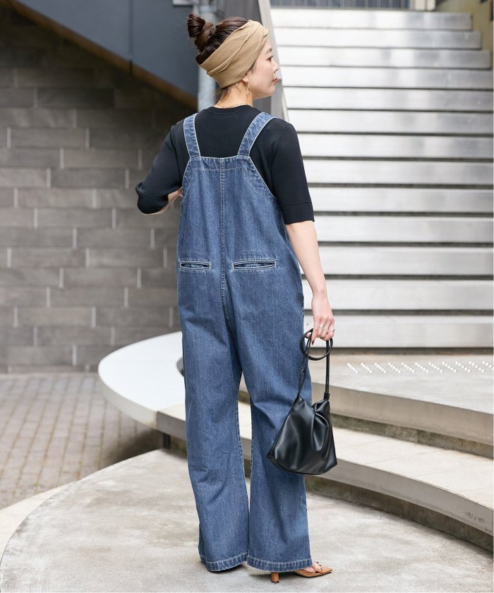 B.C STOCK WEB限定 デニムオーバーオール 完売品 タグ