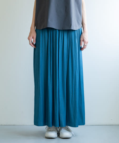 愛用 セール 20%OFF】FORK&SPOON ドレープツイルギャザーパンツ パンツ