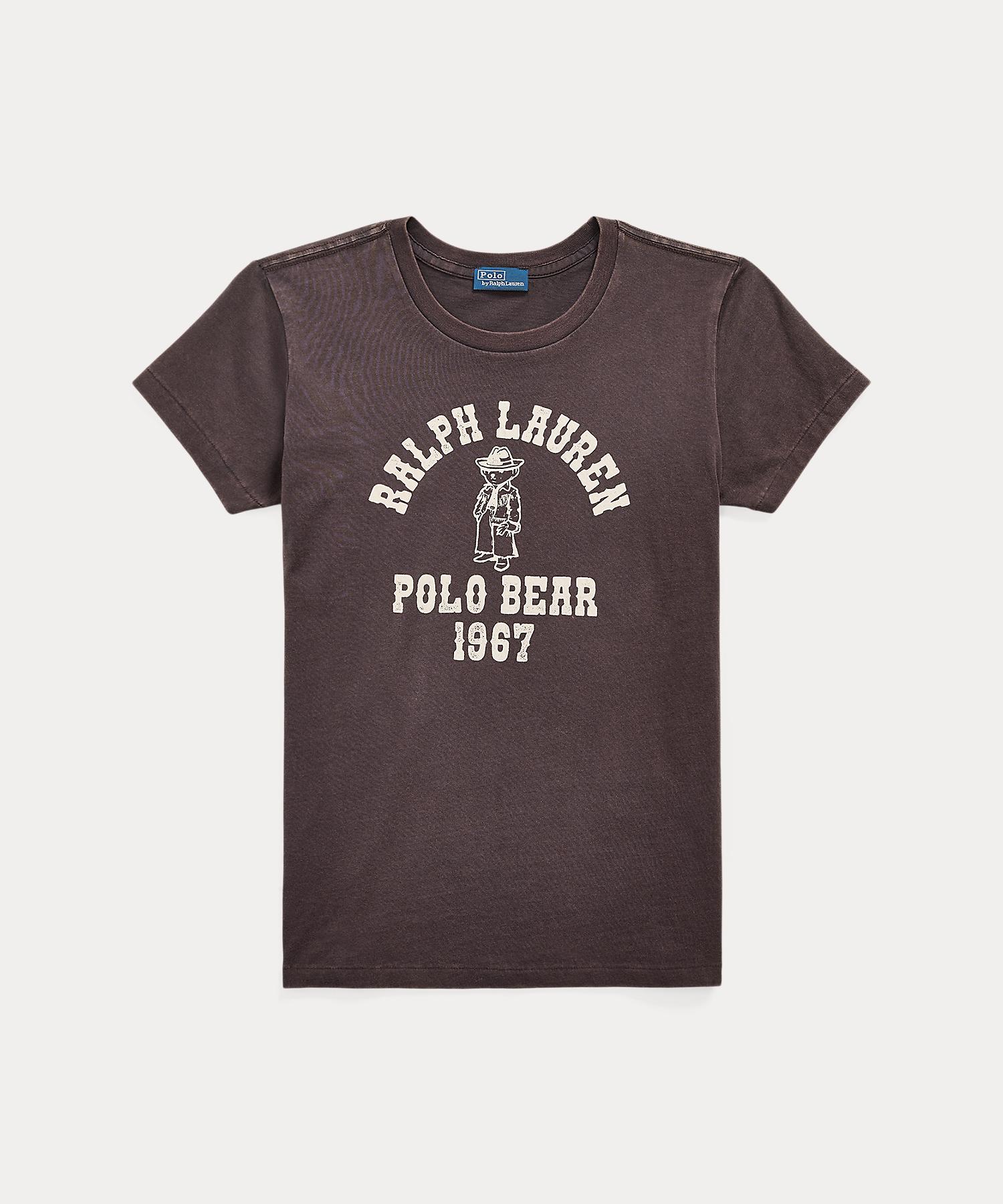 【大人OK】今季新品未使用Poloポロベアコットンジャージー Tシャツ160 Polo ベア コットン ジャージー Tシャツ（Tシャツ/カットソー