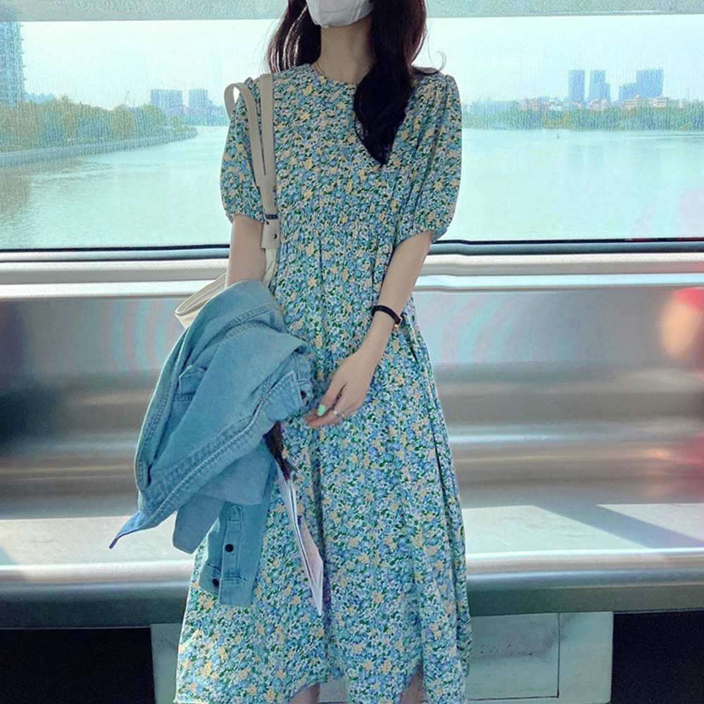 セール】花柄 ロングワンピース レディース 春夏(504660012 セール】花柄 ロングワンピース レディース 春夏(504660012
