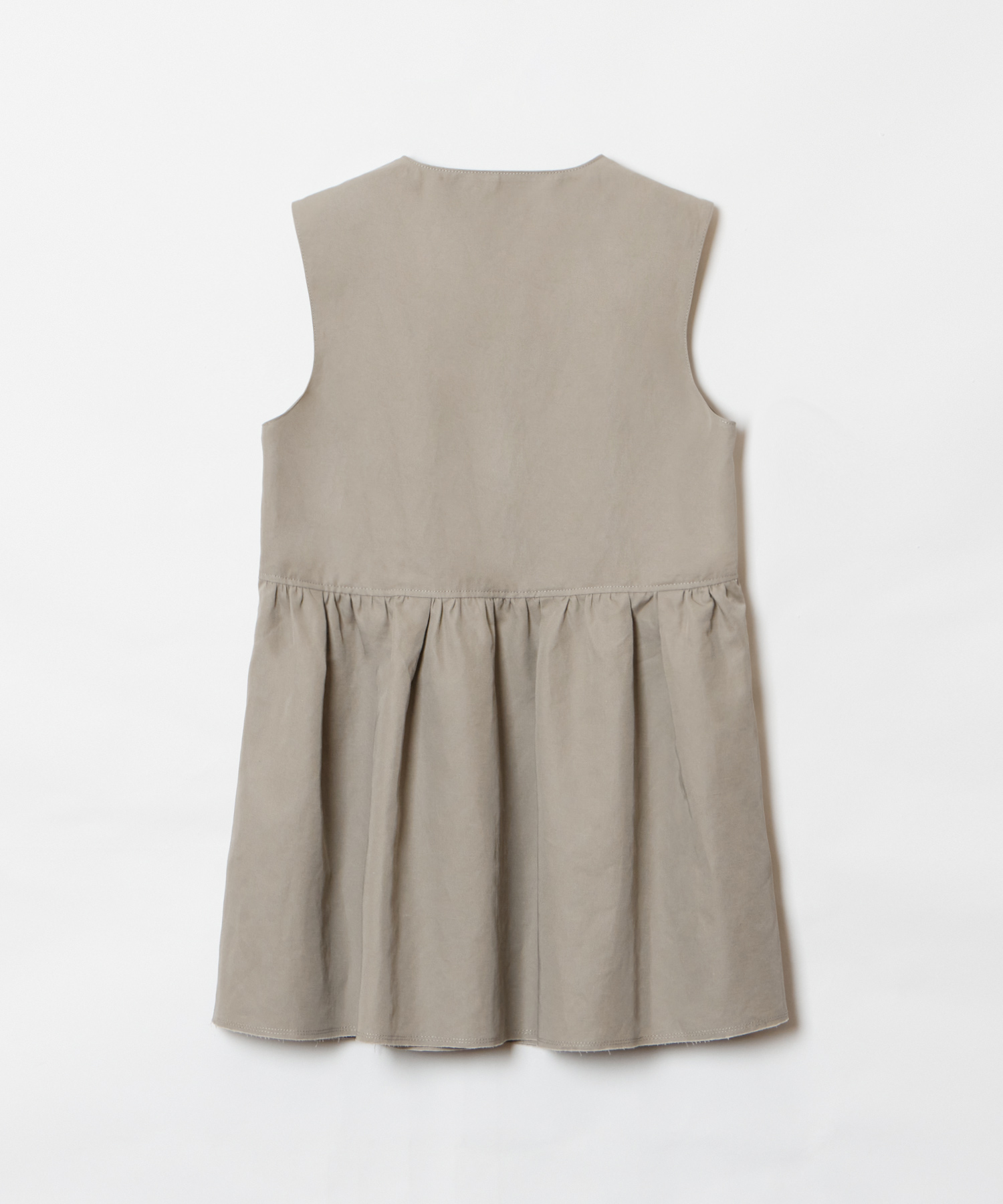 HOUSE OF LOTUS / ハウス オブ ロータス コットンリネンペプラムジレ コットンリネンペプラムジレ ｜ハウス オブ ロータス＜HOUSE OF