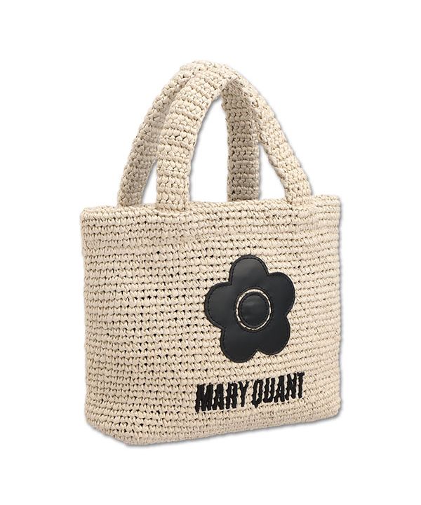 マリークワント MARY QUANT クロッシェラフィアライク トート マリークワント MARY QUANT クロッシェラフィアライク トート