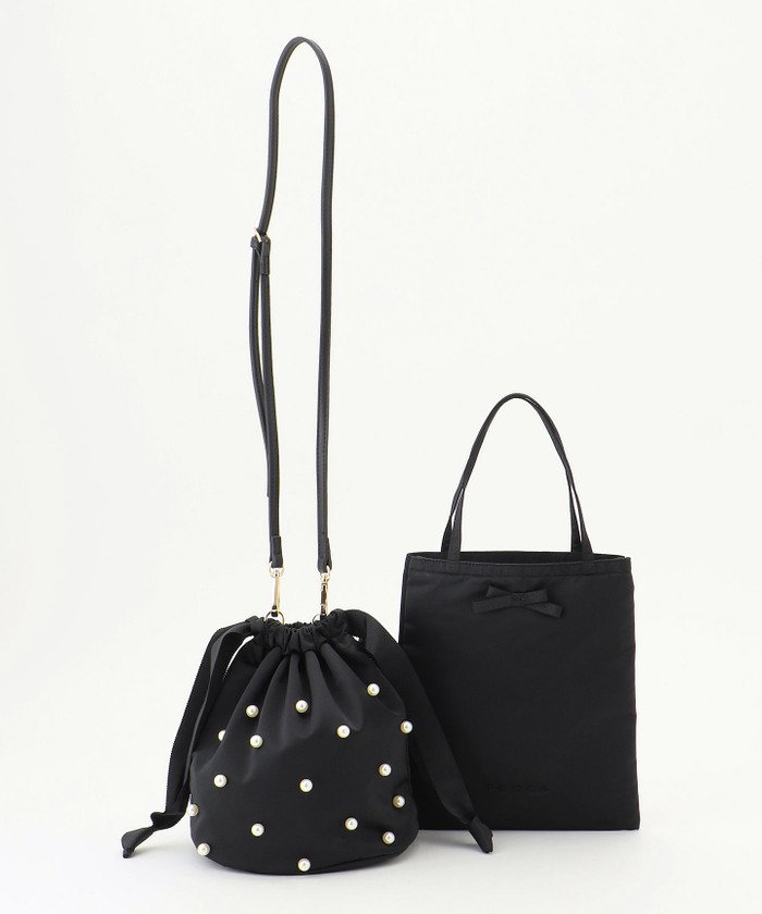 国内配送★TOCCA★パールシャワー 2SET バッグ 人気コラボ◎ ヨンア×大人百花×TOCCAコラボ】PEARL SHOWER 2SET BAG – TOCCA